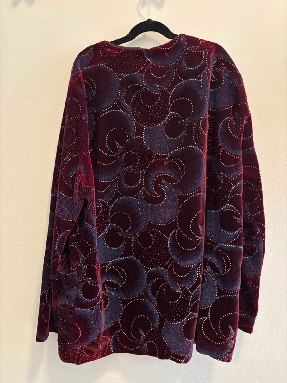 Vintage Velvet Moon Blazer
